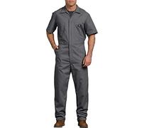 Dickies - Mono de manga corta para hombre, Gris V1, X-Large corto