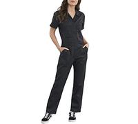 Dickies Mono De Manga Corta Flex Mujer Negro Size L