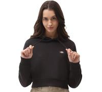 Dickies Oakport Recortada Sudadera Mujer Corto Sudadera con Capucha Negro Nuevo