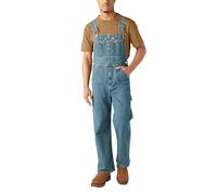 Dickies Overol con peto ndigo para hombre, Tinte Heritage medio, 44W x 30L