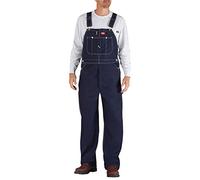 Dickies - Pantalón con peto para hombre, Índigo rígido, 52W x 30L