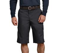 Dickies pantalón Corto Cargo Flex de Corte Relajado de 13 pulg. (33 cm) para Hombre, Negro V1, 30