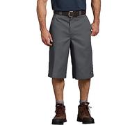 Dickies Pantalón Corto de Trabajo con Entrepierna de 15 Pulgadas para Hombre con Bolsillo Multiusos, Color carbón V1, Talla 46 Grande, Carbón V1, 56 Talla