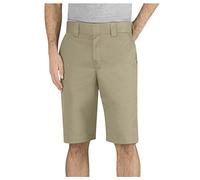 Dickies Pantalón Corto de Trabajo para Hombre, Corte Normal, 30 cm, Sarga elástica, 34