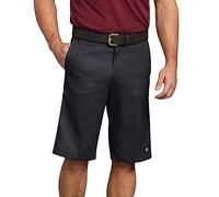 Dickies Pantalón corto para hombre, 33 cm, múltiples bolsillos, corte holgado, Negro V1, 32