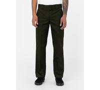 Dickies Pantalón de Trabajo 873 Slim Straight, Verde oliva, 28