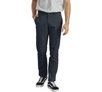 Dickies Pantalón de Trabajo 873 Slim Straight, Azul Marino Oscuro, 34