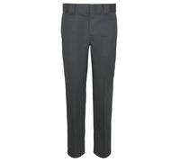 Dickies Pantalón de Trabajo 873 Slim Straight, Gris Carbón, 32