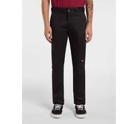 Dickies - Pantalón de trabajo pitillo recto double knee, Hombre, Negro, Talla: W34/L30