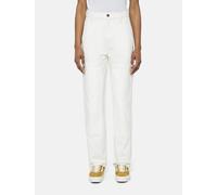 Dickies - Pantalón vaquero double knee Madison, Mujer, Blanco, Talla: 27