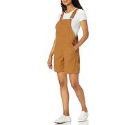 Dickies Pantalones Cortos con Peto para Mujer, 7 Pulgadas, Pato Marrón Enjuagado, XXL
