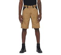 Dickies Pantalones cortos de trabajo con bolsillos cargo ideales para el verano, Caqui y negro, 44 ES