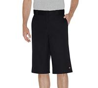 Dickies Pantalones Cortos de Trabajo para Hombre de 38 cm, Ajuste Holgado, con múltiples Bolsillos, Talla Grande, Negro V1, 56 Talla