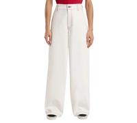 Dickies - Pantalones de Carpintero Holgados de Mezclilla - Jeans - Mujer - Blanco - M -