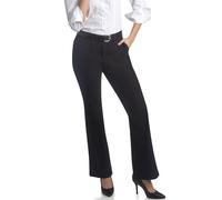 Dickies, Pantalones de Sarga Ajustados entallados, Altos y con Corte de Bota para Mujer, Negro V1, 8 Corto US
