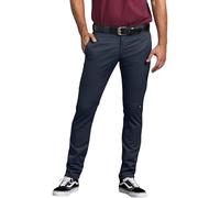 Dickies Pantalones de Trabajo Ajustados con Doble Rodilla para Hombre, Azul Marino Oscuro, 33W x 32L