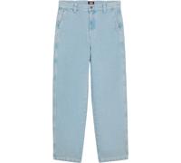 Dickies - Pantalones - Madison Baggy Fit Denim Vntg Blue - Talla 32 - Azul Azul 32