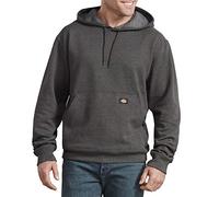 Dickies Pullover Fleece Hoodie Chaqueta de Lana, Gris Jaspeado Oscuro, L para Hombre