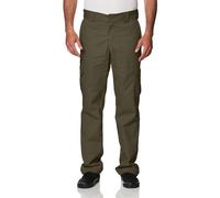 Dickies Pantalón Cargo de Sarga elástica Recta Regular utilidades de Trabajo, Musgo, 30W/32L para Hombre