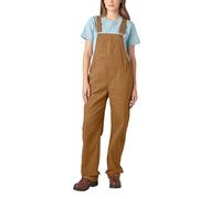Dickies RELAXED BIB OVERALL, Mono para Mujer, Marrón (RINSED BROWN DUCK), XS