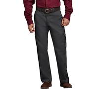 Dickies Relaxed Straight-fit Cargo Work Pant Pantalones de utilidades de Trabajo, Negro V1, 44W / 30L para Hombre