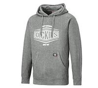 Dickies ROCKFIELD HOODIE (BCI), Sudadera con capucha para Hombre, Gris (GREY MELANGE), M