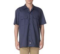 Dickies Short Sleeve Work Shirt Camiseta de Trabajo, Azul Marino (Navy), XXXL para Hombre
