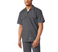 Dickies Short - Camisa para Hombre, Color Gris Oscuro (Charcoal), Talla X-Tall