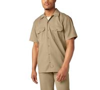 Dickies Short - Camisa para Hombre, Color marrón (Caqui), Talla L