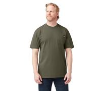 Dickies Camiseta Pesada de Manga Corta con Cuello Redondo, Verde (Military Green), XL para Hombre