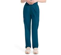 Dickies Signature Pantalones médicos con Cintura elástica para Mujer - Azul - Talla 4XL, Azul Caribe, XXXXL