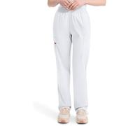 Dickies Signature Pantalones médicos con Cintura elástica para Mujer, Color Blanco, Talla 4XL, Blanco, XXXXL