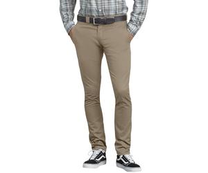Dickies Skinny Fit Work Pants Pantalones Informales de Negocios, Arena del Desierto, 32W / 32L para Hombre