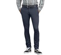Dickies Skinny Fit Work Pants Pantalones Informales de Negocios, Negro, 36W / 30L para Hombre
