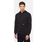 Dickies Hombre, Sudadera en felpa de grosor medio con capucha y cierre de cremallera completo, corte regular, negro, L