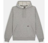 Dickies Hombre, Sudadera en felpa de grosor medio con capucha y sin cierre, corte regular, Heather Grey, M