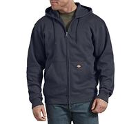 Dickies - Sudadera con capucha y cremallera completa para hombre, Azul marino oscuro, Small