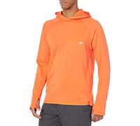 Dickies Temp-iq Performance Sun-Camiseta de Manga Larga Camisa de utilidades de Trabajo, Naranja Claro, L para Hombre