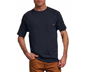 Dickies TEMP IQ S/S POCKET TEE, Camiseta para Hombre, Azul (DARK NAVY), S