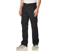 Dickies Tough MAX Duck Cargo Pant Pantalones de utilidades de Trabajo, Negro Lavado A Piedra, 40W/30L para Hombre