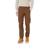 Dickies Tough MAX Duck Cargo - Pantalón de Trabajo para Hombre, Madera Lavada a la Piedra, 32W / 34L
