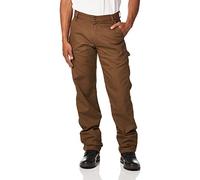 Dickies Men's Tough MAX Duck Carpenter Pant, Stonewashed Timber, 34 32
