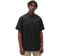 Dickies Trabajo Corto Manga Camisa de Hombre Camiseta sobre la Workshirt Negro