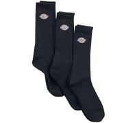 Dickies Valley Groove 3-Pack Unisex Calcetines Negro EU 43-46