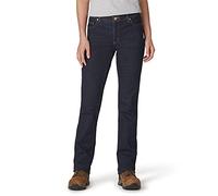 Dickies Vaqueros de Mezclilla de Forma Mujer, Azul índigo enjuagado, 40