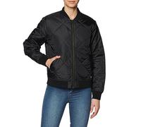 Dickies W QUILTED BOMBER JACKET, Chaqueta para Mujer, Nego (BLACK), XXL