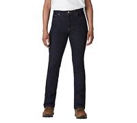 Dickies Women’s Perfect Shape Denim High Waist Bootcut Jean, Rinsed Indigo Blue, 6
