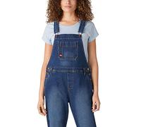 Dickies Women's Denim Boyfriend Bib Overall, Retro Stonewashed, S