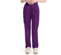 Dickies Women's EDS Signature Scrubs Missy Fit Pull-On Cargo Pant, Eggplant, X-Small