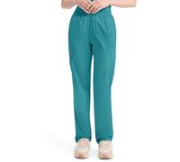 Dickies Women's EDS Signature Scrubs Missy Fit Pull-On Cargo Pant, Teal Blue, Medium
